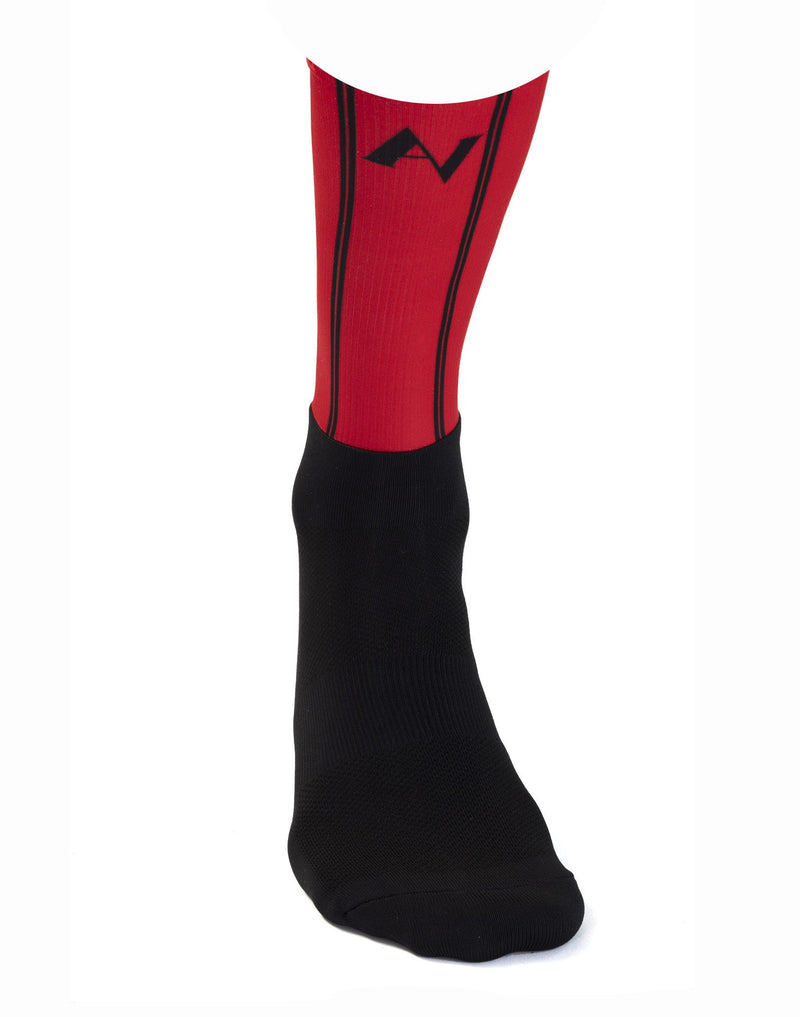 AV Race Red Cycling Socks