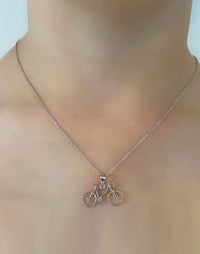 Bicycle Necklace with Pendant