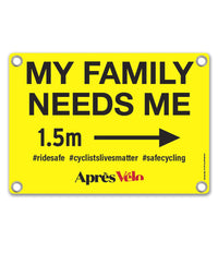 My Family Needs Me Safety Bib