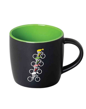 Tour de Caffeine Coffee Mug - Green