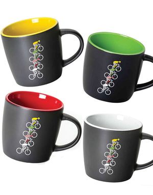 Tour de Caffeine Coffee Mug - Green