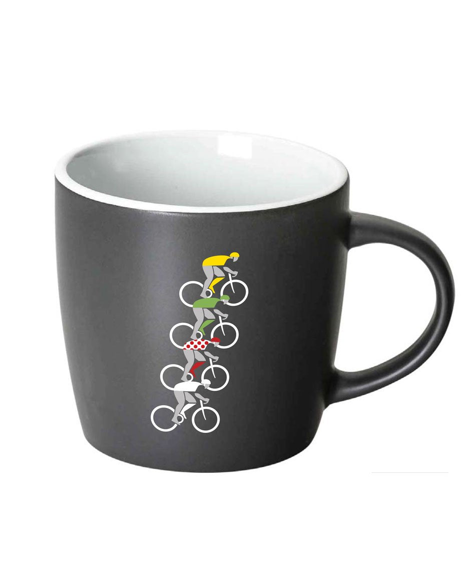 Tour de Caffeine Coffee Mug - White