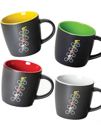 Tour de Caffeine Coffee Mug - White