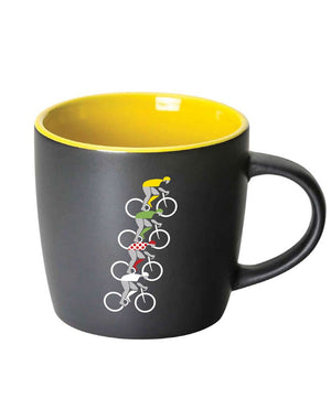 Tour de Caffeine Coffee Mug - Yellow