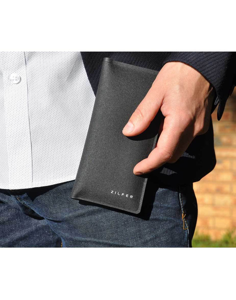 Zilfer Phone Wallet - Black