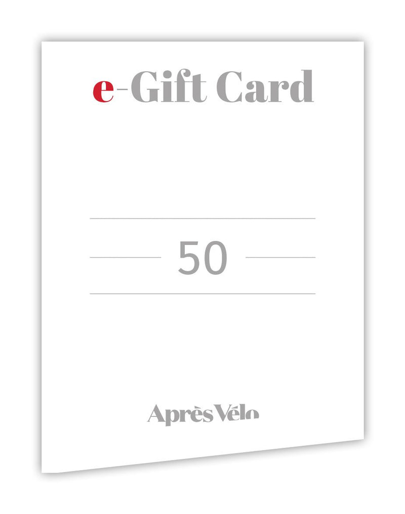 Après Vélo 50 eGift Card